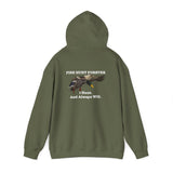 Mallard - Hooded Sweatshirt Fish Hunt Forever I Hunt Mallards