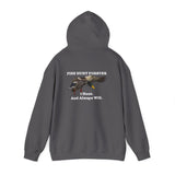 Mallard - Hooded Sweatshirt Fish Hunt Forever I Hunt Mallards