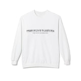 Unisex Fish Hunt Forever Crewneck Sweatshirt, Fishing Apparel, Outdoor Lifestyle, Gift for Fishermen, Casual Wear