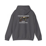 Mallard - Hooded Sweatshirt Fish Hunt Forever I Hunt Mallards