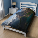 Grinnell Glacier - Velveteen Plush Blanket