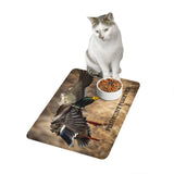 FHF - Drake Mallard Landing Pet Food Mat (12x18)
