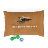 I Hunt and Always Will. Fish Hunt Forever Dog Bed.