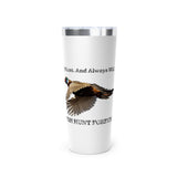 FHF - I Hunt - Rooster Copper Vacuum Insulated Tumbler, 22oz