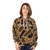 Old School Camo Hunting Hoodie – Fish Hunt Forever, Outdoor Apparel, Gift for Fishermen, Unisex Sweatshirt, Nature Lovers Clothing