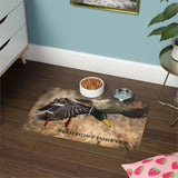 FHF - Drake Mallard Landing Pet Food Mat (12x18)