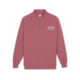 FHF Logo Quarter-Zip Sweatshirt — Minimalist Casual Pullover