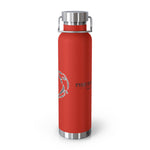 Fish Hunt Forever - Insulated Water Bottle - 22oz, Sport Hydration, Outdoor Gear, Camping Essential, Gift for Fishermen