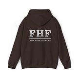 Hoodie — 'FLAG!' Tip Up Pullover | FHF (Fish Hunt Forever) Graphic Hooded Sweatshirt