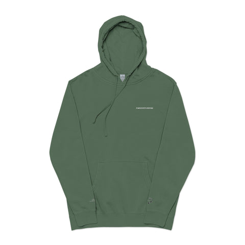 Unisex Pigment-Dyed Hoodie - Fish Hunt Forever - Cozy Streetwear for Everyday Adventures, Perfect Gift for Friends, Casual Outing, Embroidered Style, Fall [...]