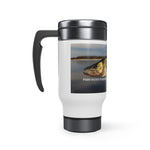 FHF | SJR Walleye Stainless Steel Travel Mug with Handle, 14oz