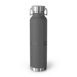 Fish Hunt Forever - Insulated Water Bottle - 22oz, Sport Hydration, Outdoor Gear, Camping Essential, Gift for Fishermen