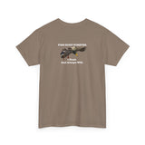 Make Duck Season Late Again! Fish Hunt Forever Unisex Heavy Cotton Tee