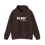 Hoodie — 'FLAG!' Tip Up Pullover | FHF (Fish Hunt Forever) Graphic Hooded Sweatshirt