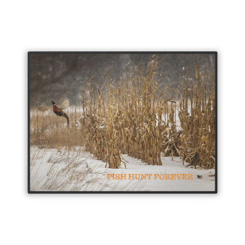 FHF - Rooster Snow Storm - Pet Mat (18" x 24")