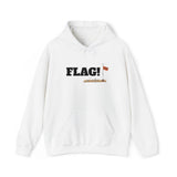 Hoodie — 'FLAG!' Tip Up Pullover | FHF (Fish Hunt Forever) Graphic Hooded Sweatshirt