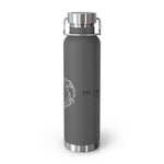 Fish Hunt Forever - Insulated Water Bottle - 22oz, Sport Hydration, Outdoor Gear, Camping Essential, Gift for Fishermen