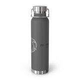 Fish Hunt Forever - Insulated Water Bottle - 22oz, Sport Hydration, Outdoor Gear, Camping Essential, Gift for Fishermen