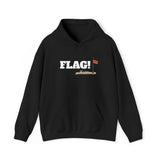 Hoodie — 'FLAG!' Tip Up Pullover | FHF (Fish Hunt Forever) Graphic Hooded Sweatshirt