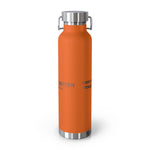 Fish Hunt Forever - Insulated Water Bottle - 22oz, Sport Hydration, Outdoor Gear, Camping Essential, Gift for Fishermen