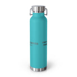 Fish Hunt Forever - Insulated Water Bottle - 22oz, Sport Hydration, Outdoor Gear, Camping Essential, Gift for Fishermen
