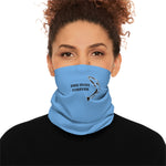 Fish Hunt Forever Neck Gaiter, Lightweight Outdoor Scarf, Sun Protection for Anglers, Fishing Gift, Adventure Gear