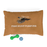 I Hunt and Always Will. Fish Hunt Forever Pet Bed.
