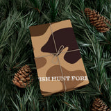 FHF Camo Gift Wrap Paper for Holidays & Celebrations