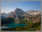 Grinnell Glacier Trail Framed Poster, Multi-Color