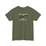 Make Duck Season Late Again! Fish Hunt Forever Unisex Heavy Cotton Tee