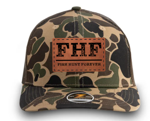 Old School Brown Camo Trucker Snapback - Warrior