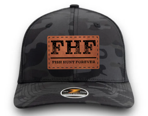 Black Camo Trucker Snapback - Warrior