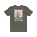 Prairie Sportsman - Large Logo - Unisex Jersey Short Sleeve Tee