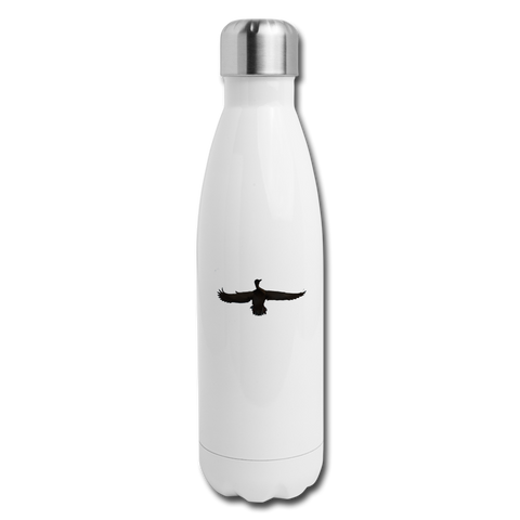 Insulated Stainless Steel Water Bottle - Mallard - white